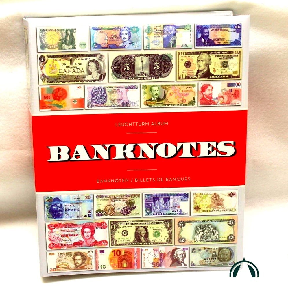 Hardcover Currency Album Holds For 300 Currencies And Banknotes Of The World 4 Hardcover Currency Album Holds for 300 Currencies and Banknotes of the World - Image 4