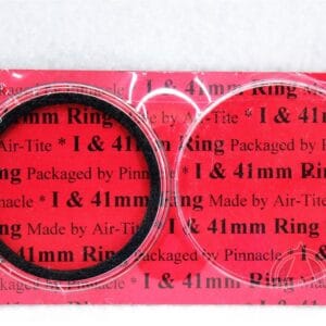 Genuine Airtite Model I Coin Capsule w 41mm Black Ring for Casino Chips & Tokens