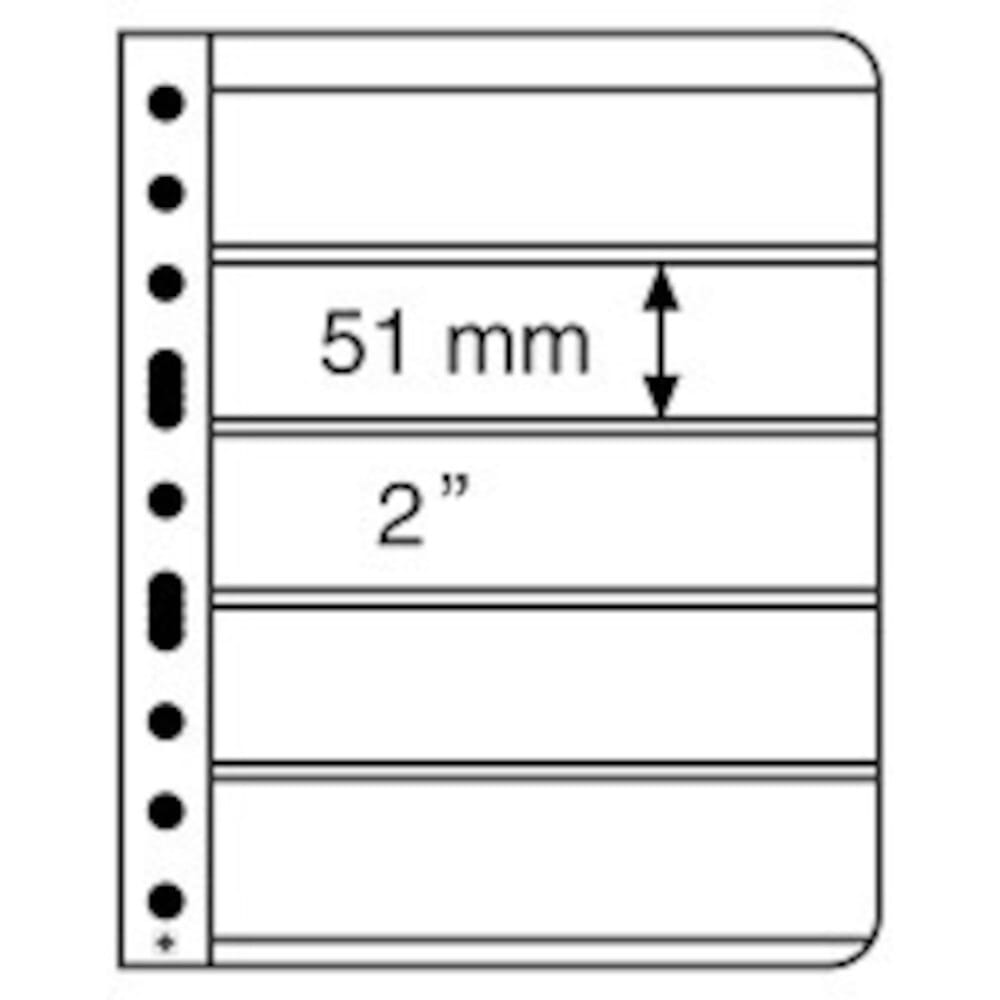 5 Vario 5S Plus Pocket Double Sided Pages For Stamp And Other Collecting, Black 2 5 VARIO 5S PLUS Pocket Double Sided Pages for Stamp and Other Collecting, Black - Image 2