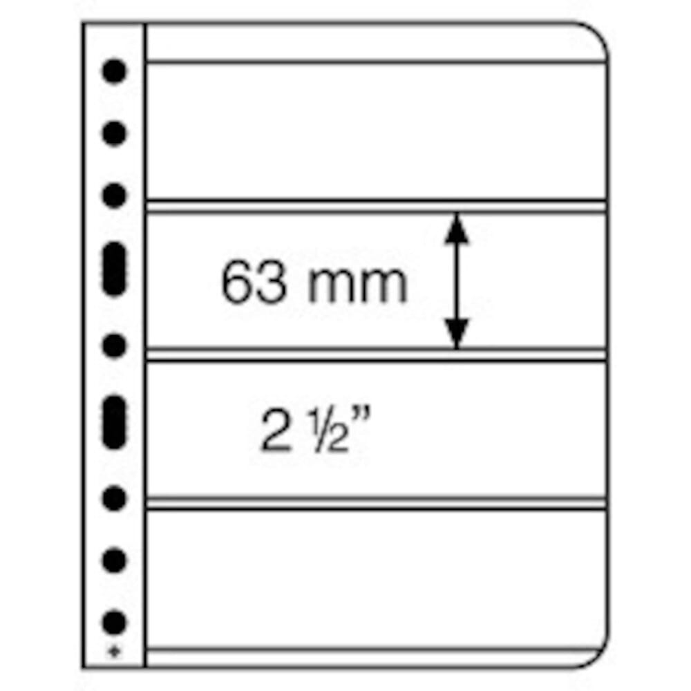 15 Vario 4S Plus Pocket Double Sided Pages For Stamp And Other Collecting, Black 2 15 VARIO 4S PLUS Pocket Double Sided Pages for Stamp and Other Collecting, Black - Image 2