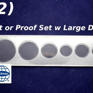 Lot of 2 Whitman US Mint / Proof Set 6 Coin Holder 1c, 5c, 10c, 25c, 50c, $1