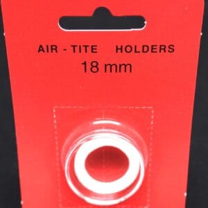 Model A Genuine Airtite Coin Capsule w 18mm White Ring for USA Dime