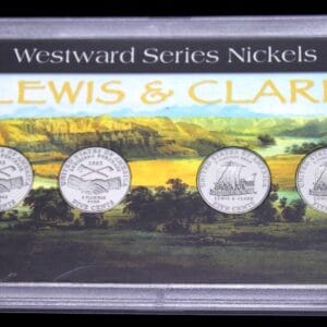 2004 LARGE LEWIS & CLARK NICKEL CASE, 4 HOLES, 3x5