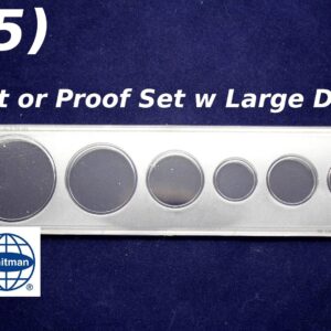 Lot of 5 Whitman US Mint / Proof Set 6 Coin Holder 1c, 5c, 10c, 25c, 50c, $1