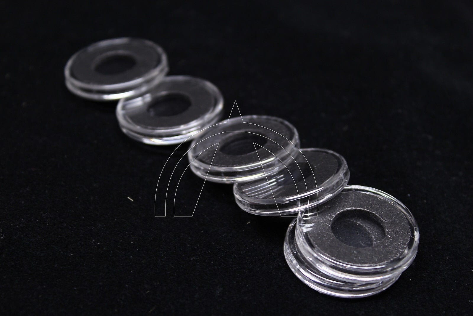 10 Airtite Coin Capsule Holders With Black Rings For Maple Gold 1/20Th Oz, 14Mm 3 10 Airtite Coin Capsule Holders with Black Rings for Maple Gold 1/20th oz, 14mm - Image 3