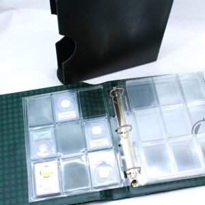 Grande GREEN Album & Slipcase with 4 Encap Pages for 36 Certified Coin Slabs