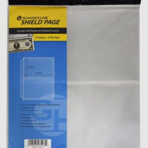 Guardhouse Shield 2 Pocket Archival (10 pack) Polypropylene Pages