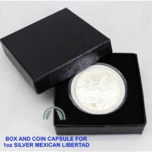 Display Box for 1oz SILVER MEXICAN LIBERTAD in Airtite Capsule / Air Tight