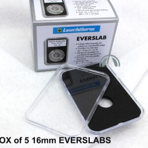 5 Pack of EVERSLABS for Canadian 1/20 oz Silver Maple Leaf | 16mm Coin Slabs