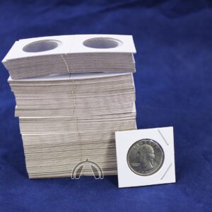 100 Premium Quality Mylar 1.5" x 1.5" Quarter Coin Holder Flips - Free Ship