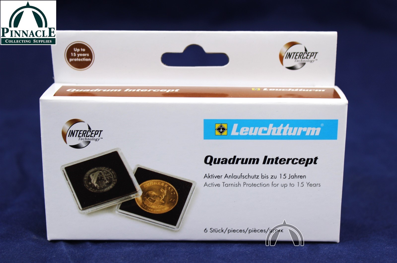37Mm Quadrum Intercept Square Coin Capsule Holders For 1/2Oz Silver Lunar Ii 3 37mm QUADRUM INTERCEPT Square Coin Capsule Holders for 1/2oz Silver Lunar II - Image 3