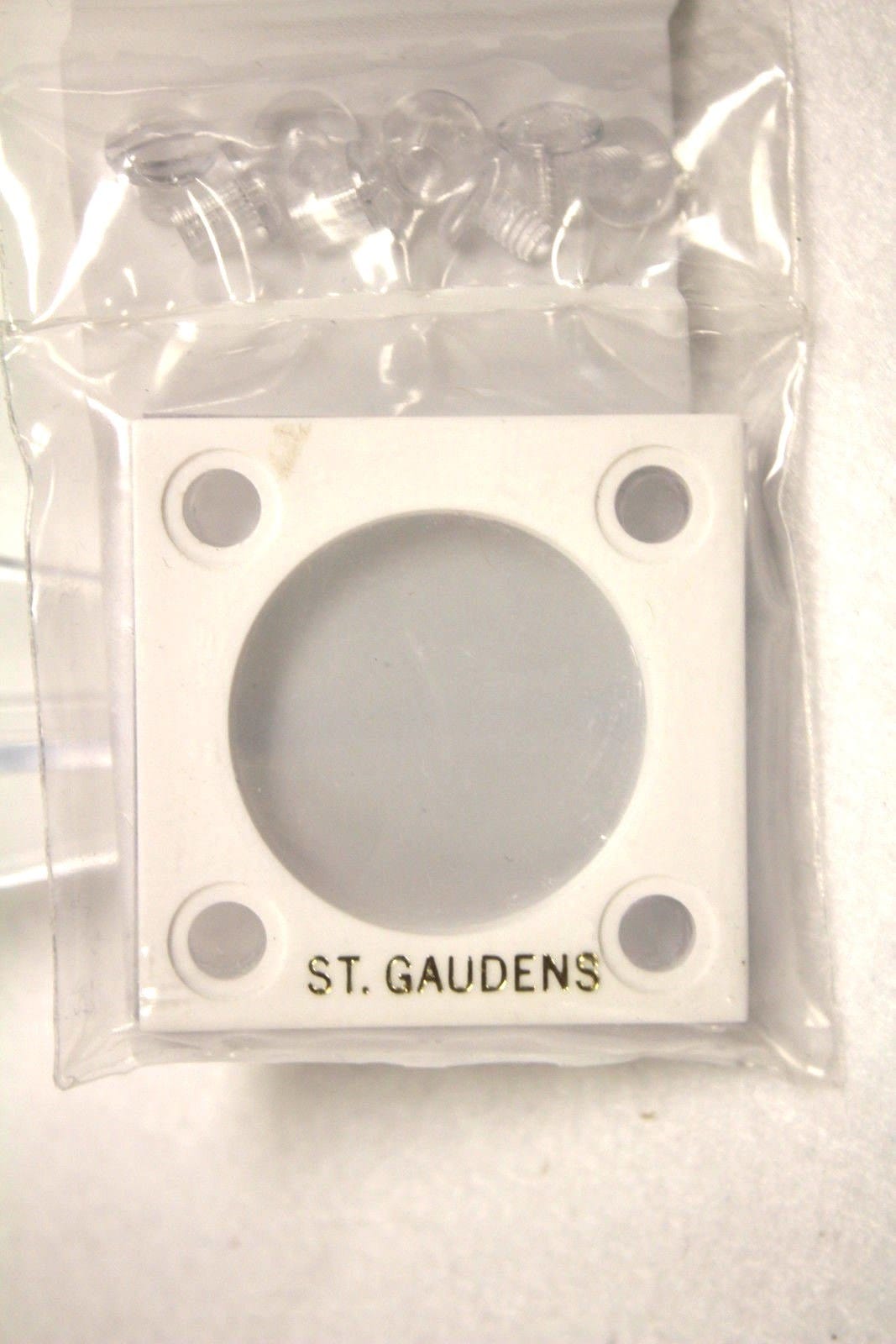 Capital Plastics Holder 2X2 For Us St. Gaudens Gold Coin - White 1 Slot 2 Capital Plastics Holder 2x2 for US St. Gaudens Gold Coin - White 1 Slot - Image 2