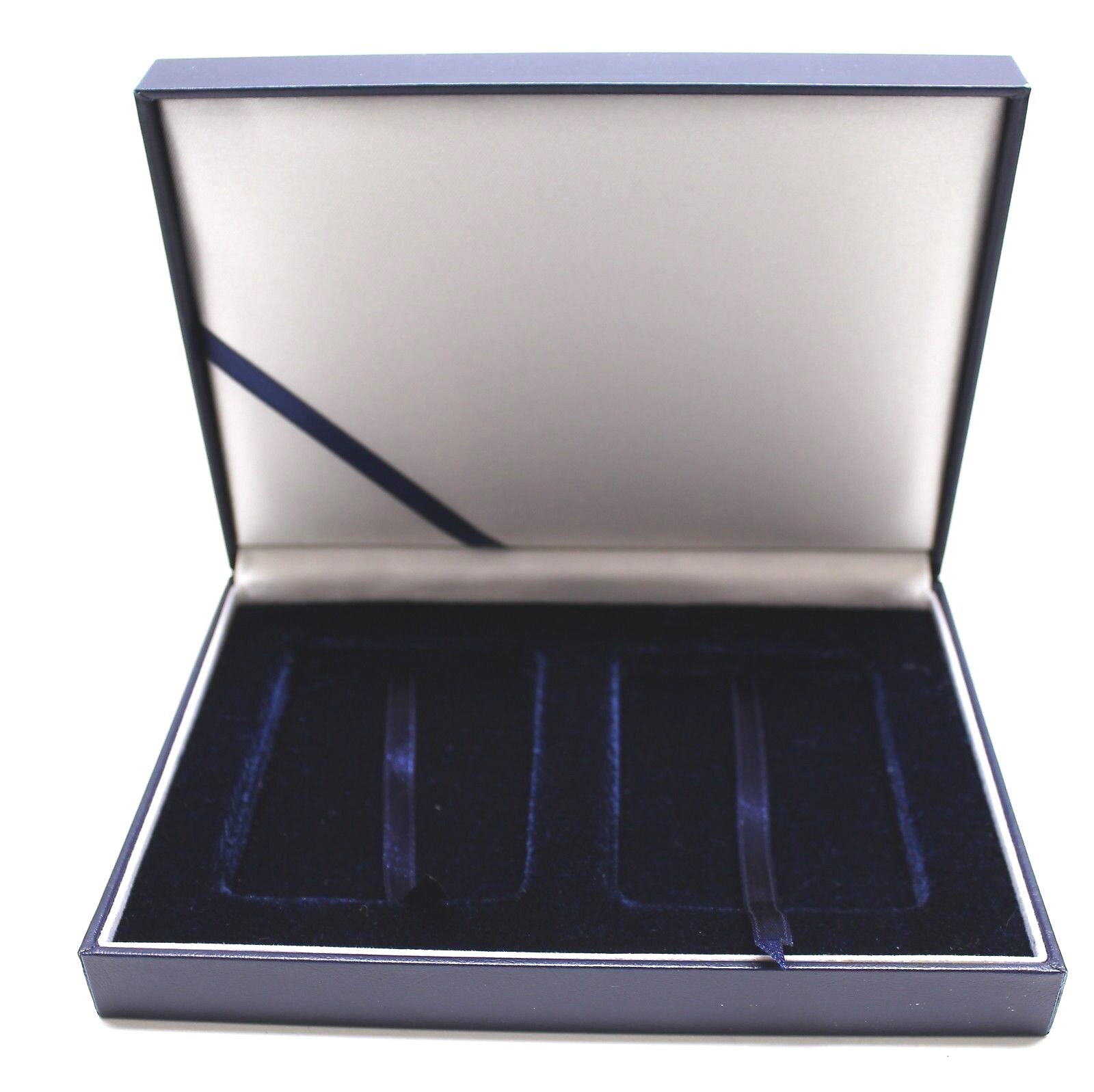 Blue Leatherette Display Box For 2 Certified Coin Slabs From Pcgs And/Or Ngc 3 Blue Leatherette Display Box for 2 Certified Coin Slabs from PCGS and/or NGC - Image 3