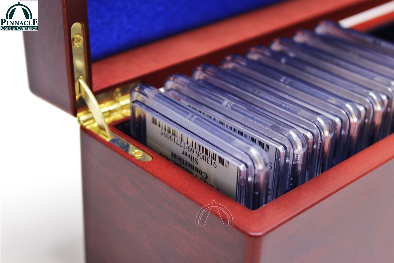 Wood Box For 25 Certified Graded Coin Slabs By Pcgs Ngc Anacs Icg &Amp; Others 2 Wood Box for 25 Certified Graded Coin Slabs by PCGS NGC ANACS ICG & Others - Image 2