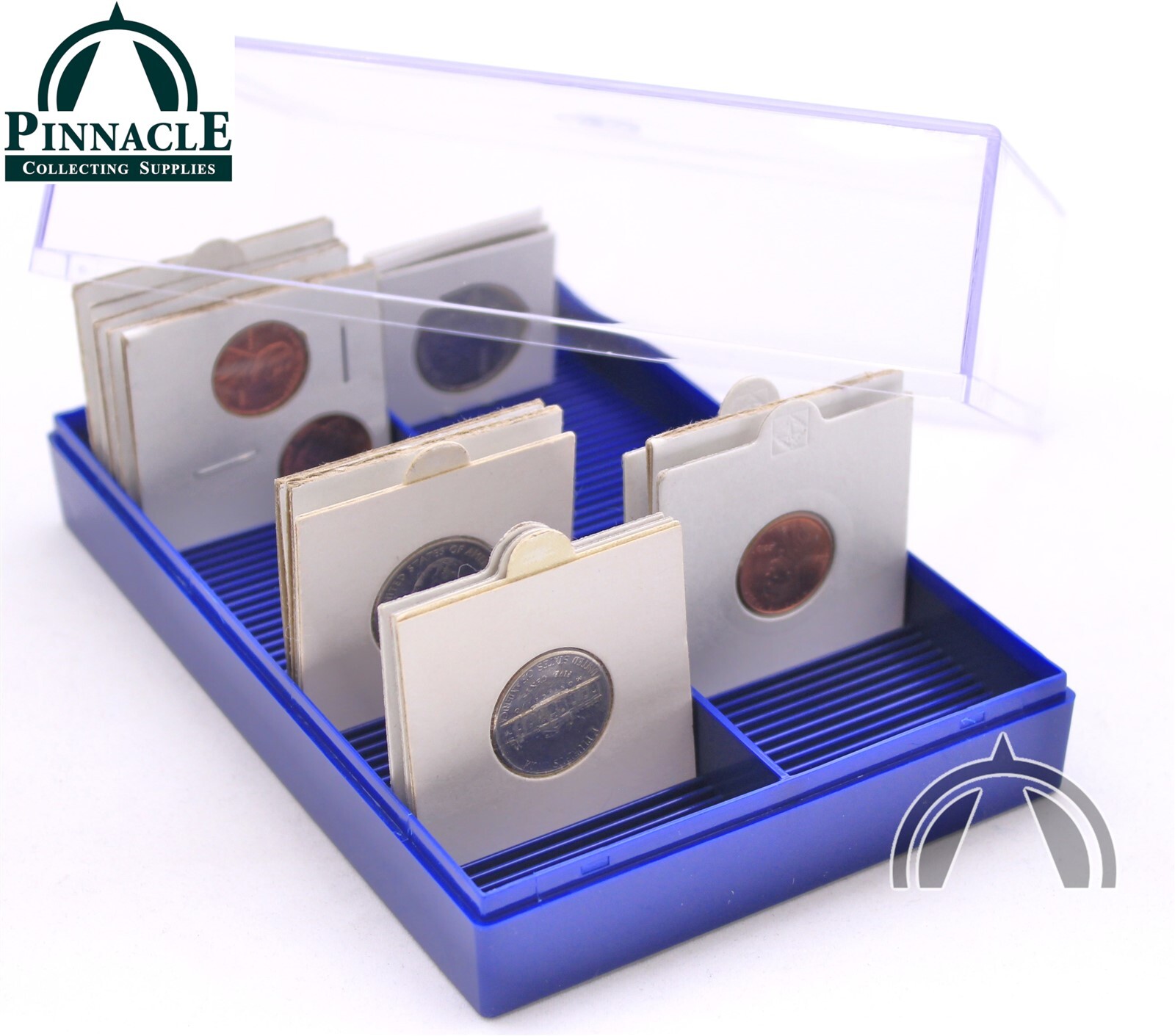 Plastic Coin Flip Box For 100 2X2 Coin Flip Holders For All Your Coins 1 Coin Flip Box