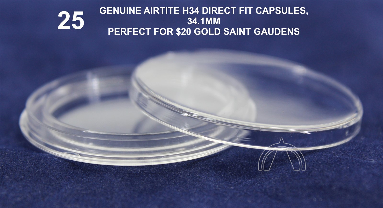 25 - 34Mm Direct Fit Genuine Airtite Coin Capsules For $20 Gold Saint Gaudens 3 25 - 34mm Direct Fit Genuine Airtite Coin Capsules for $20 Gold Saint Gaudens - Image 3
