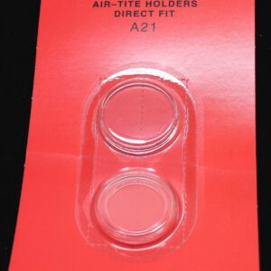 21mm DIRECT FIT AIRTITE COIN CAPSULE HOLDER JEFFERSON BUFFALO LIBERTY NICKELS