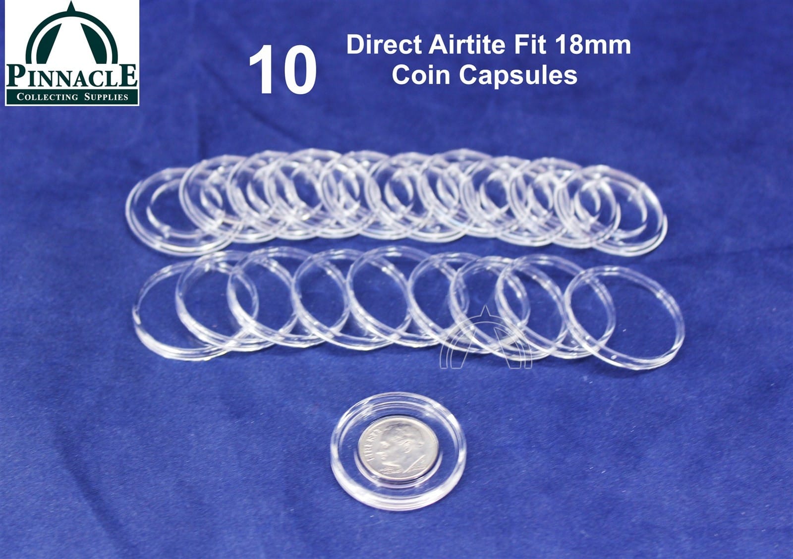 10 18Mm Direct Fit Airtite Air Tight Coin Capsule Holders For Us Dime 1 10 18mm Direct Fit Airtite Air Tight Coin Capsule Holders for US Dime