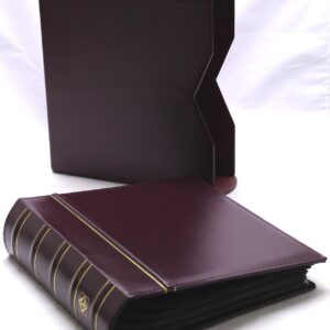 Album for 200 First Day Covers / FDC / Letters / Envelopes or Postcards DARK RED