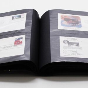 Album for 200 First Day Covers / FDC / Letters / Envelopes / Postcard DARK GREEN