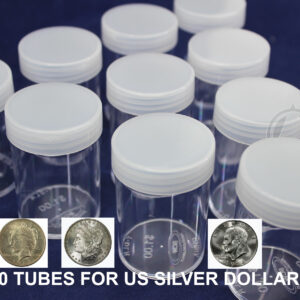 Large Dollar Round Coin Tubes