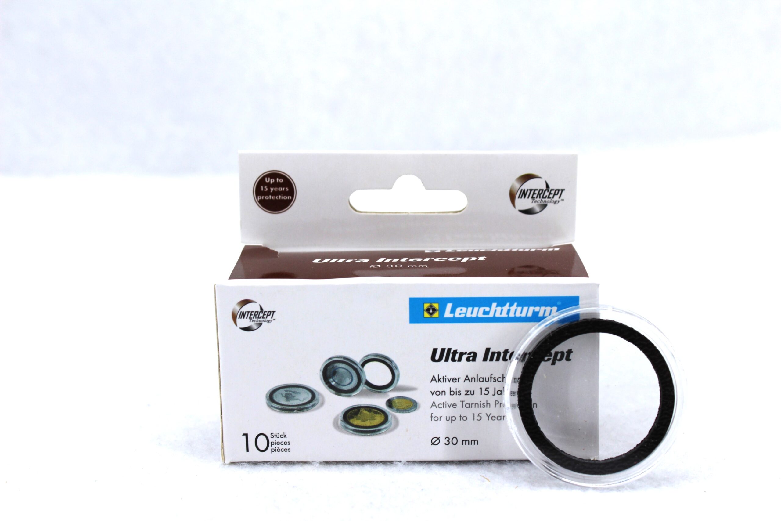 30Mm Ultra Intercept Round Coin Capsules For Us Half Dollar / 10 Pack 1 30mm Ultra Intercept Round Coin Capsules