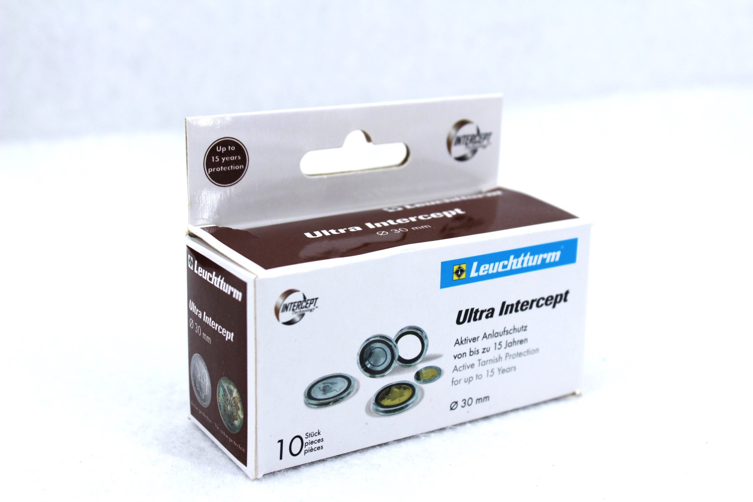30Mm Ultra Intercept Round Coin Capsules For Us Half Dollar / 10 Pack 2 30mm Ultra Intercept