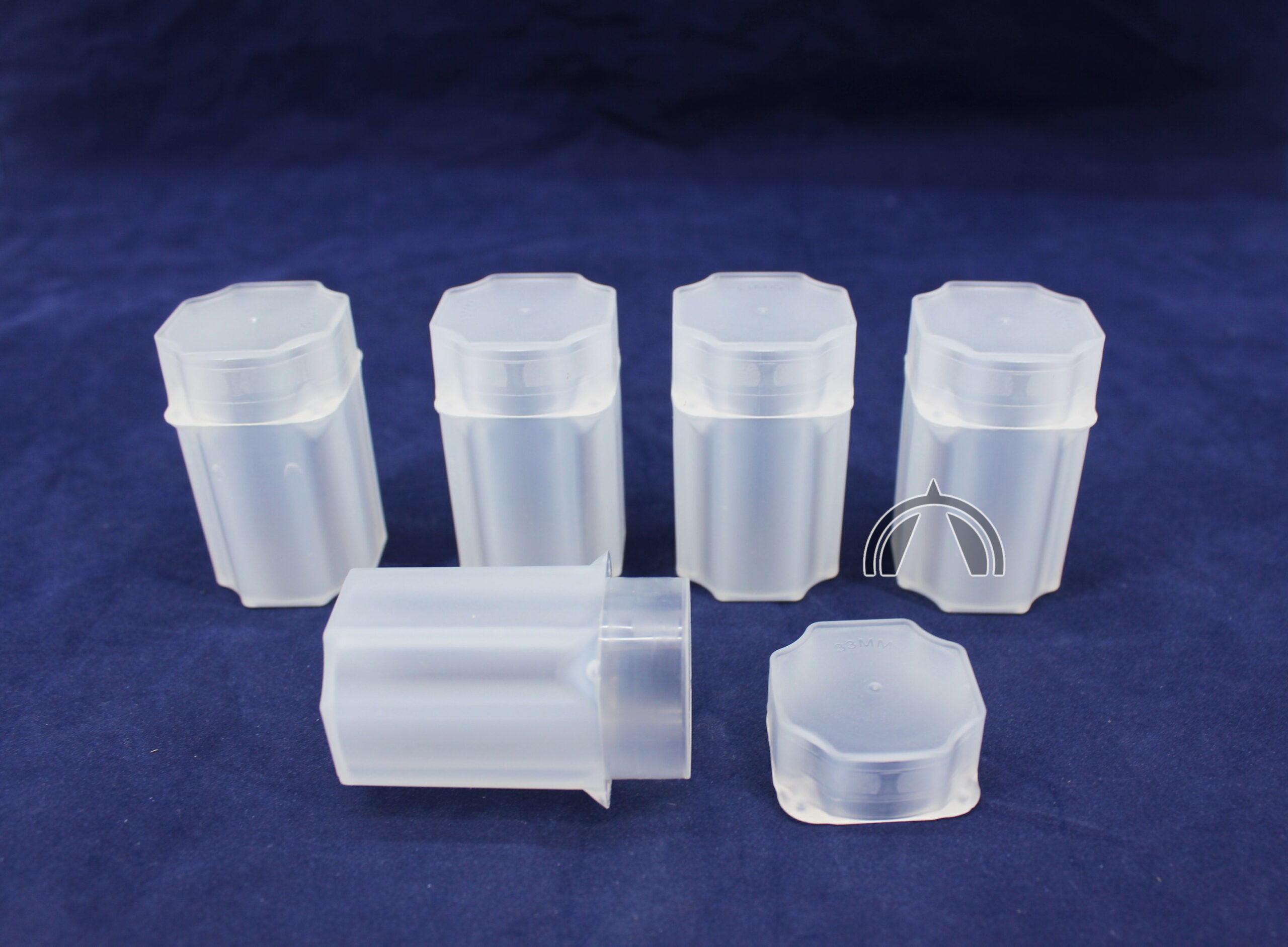 5 Square Tubes For 1/2Oz Silver Medallions Up To 33Mm In Diameter #Gh 2 coin tubes for 1/2oz silver medallions