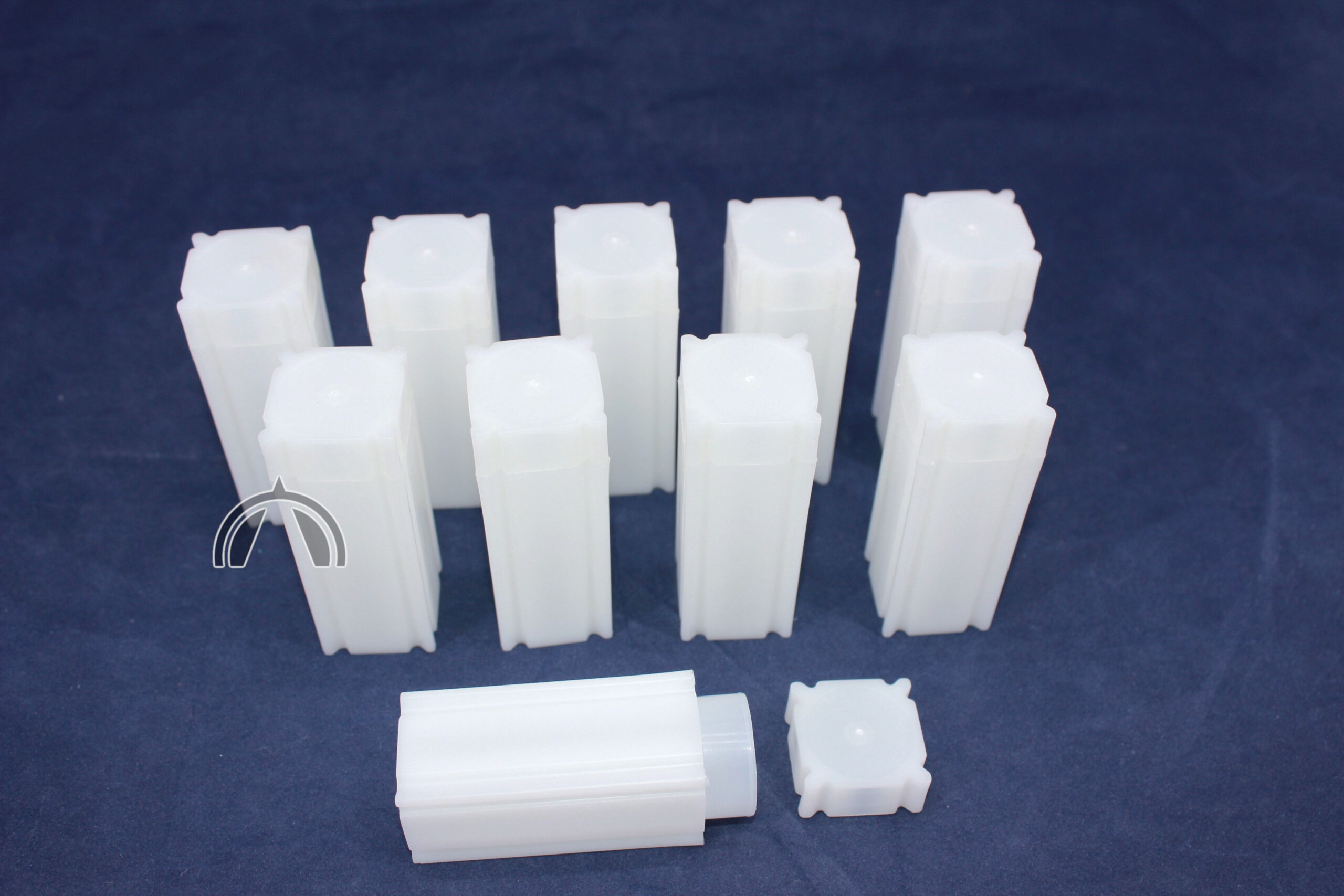 10 Square Tubes For 40 Us Quarters, Tube Holds Raw Or Bank Rolled Coins 1 quarter tubes