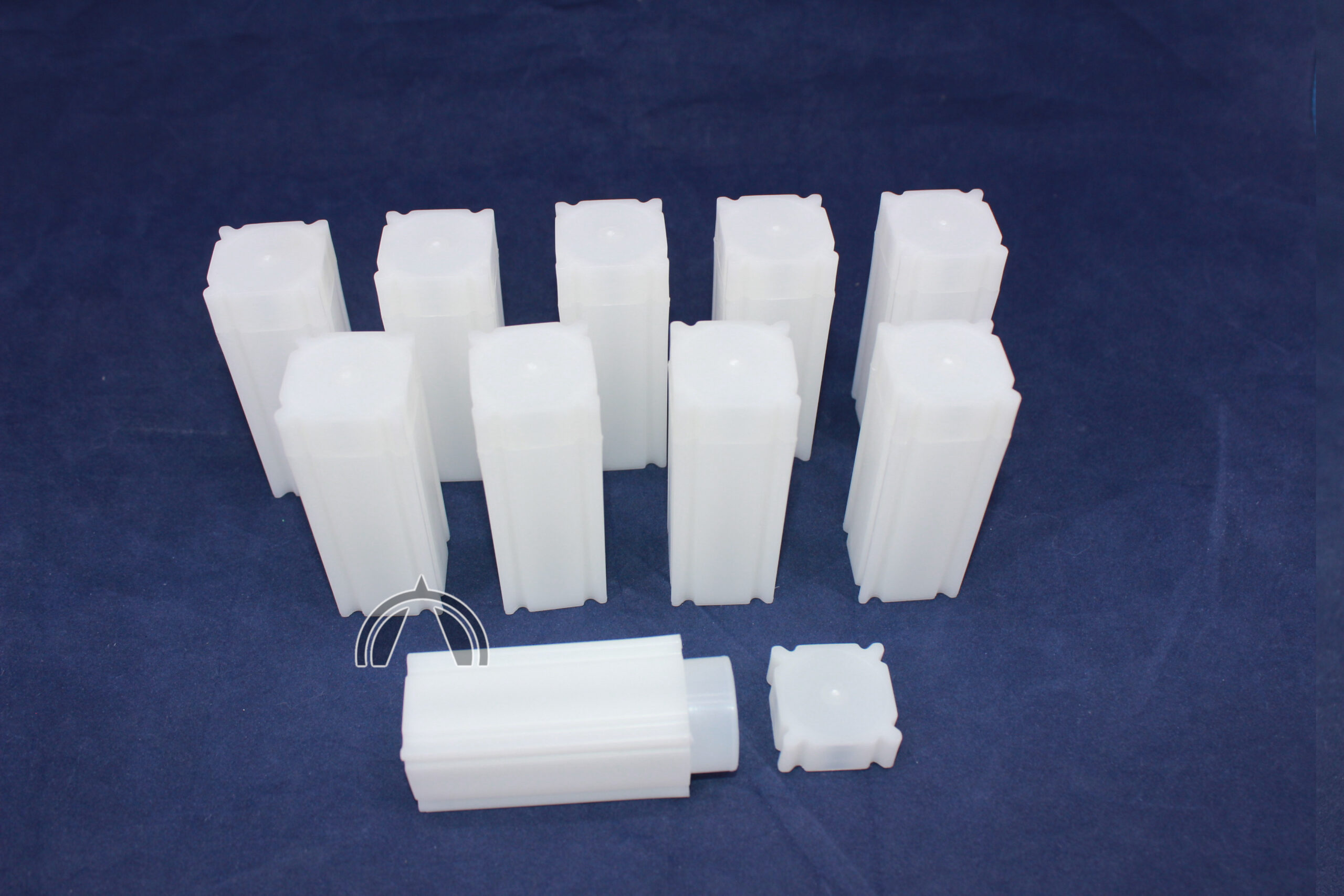 10 Square Tubes For 40 Us Quarters, Tube Holds Raw Or Bank Rolled Coins 2 quarter coin tubes