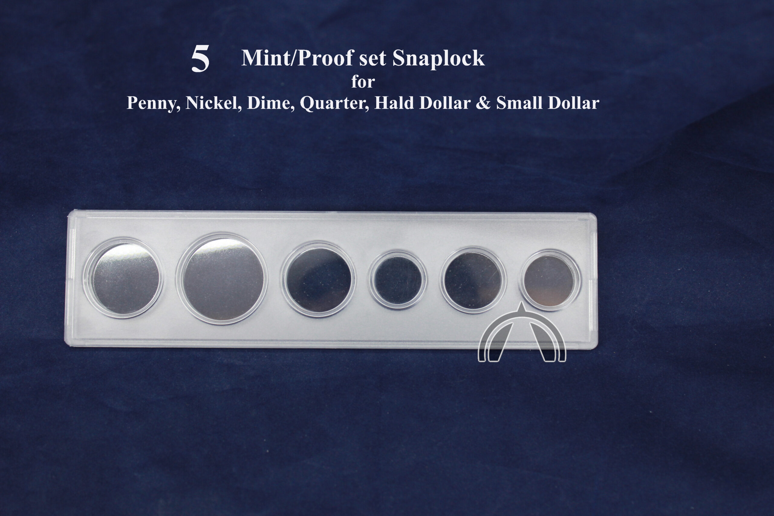 Lot Of 5 Whitman 6 Coin Set Holder 1C, 5C, 10C, 25C, Half &Amp; Small Dollar 2 5 coin set holders for 6 coins