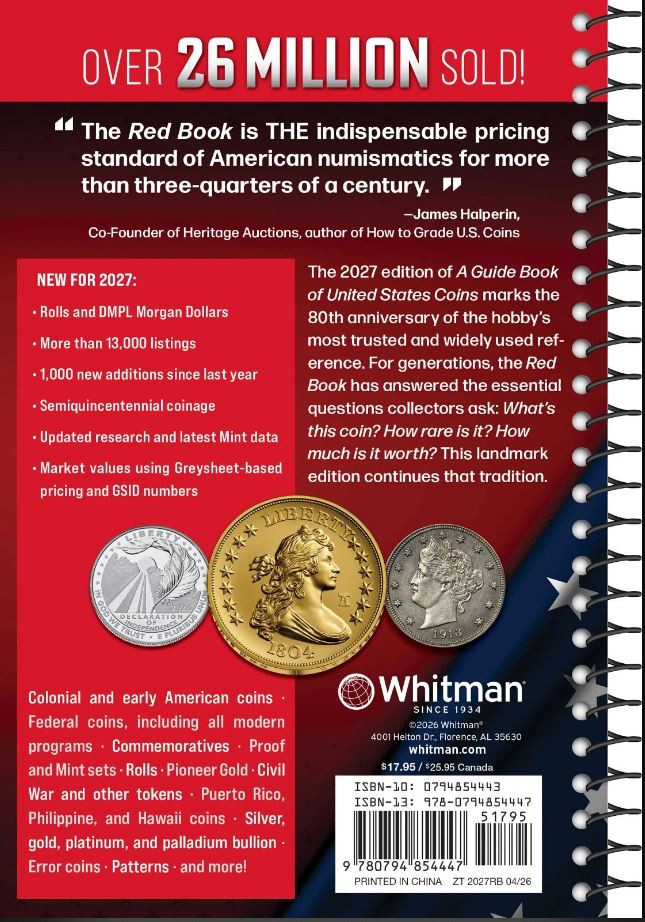 2027 Spiral Bound Red Book 80Th Edition ***In Stock &Amp; Shipping Daily*** 2 2027 SPIRAL BOUND RED BOOK 80th Edition ***IN STOCK & SHIPPING DAILY*** - Image 2